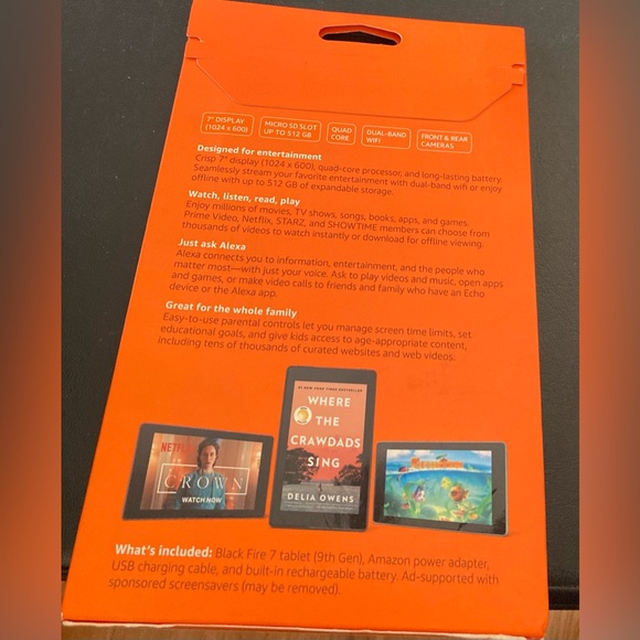 Fire  7 16 gig w Alexa - Picture 2 of 2